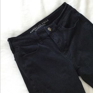 American Eagle High Rise Black Jeggings